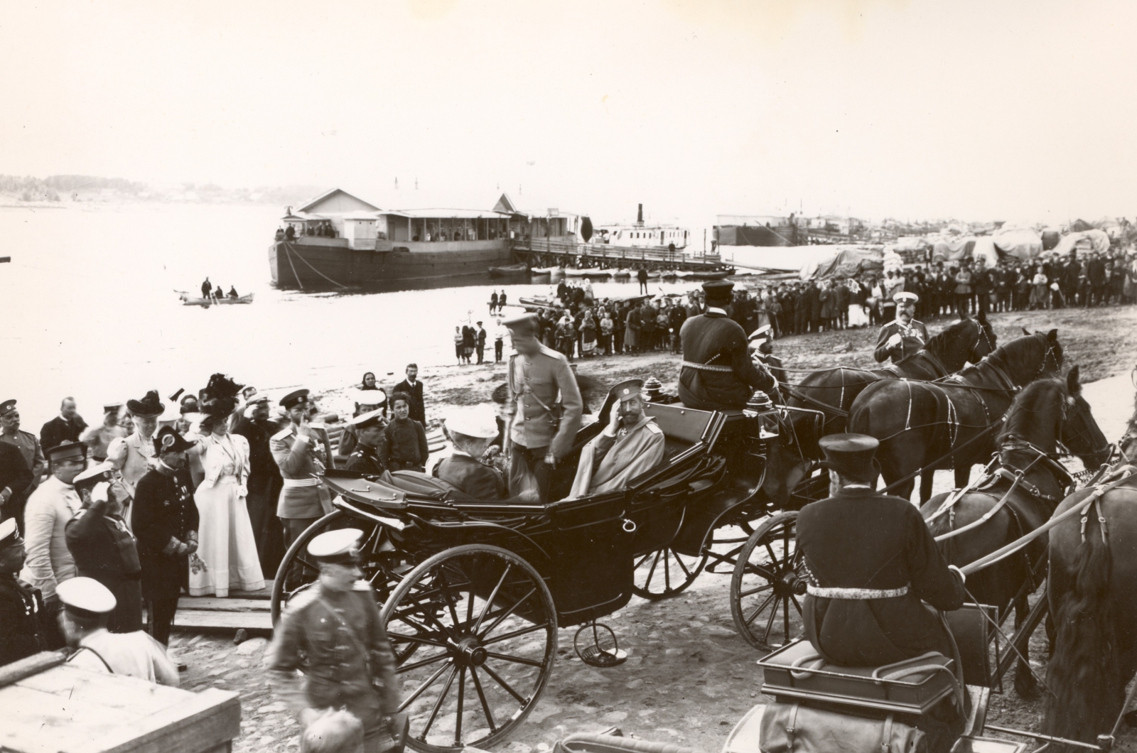Фото начало 19 века. Визит Николая 2 в Кострому в 1913 году. Приезд Николая 2 в Кострому.